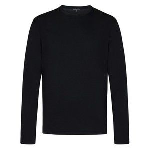 James Perse Ultra-Soft Black Satin-Touch Long-Sleeved T-Shirt - NWT